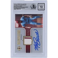 Mike Schmidt Philadelphia Phillies Autographed 2007 Upper Deck Ultimate Collection Ultimate Star Materials Two-Color Jersey Relic #SM-MS Beckett Fanatics Witnessed Authenticated 10 Card