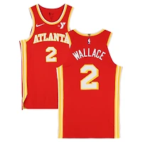 Keaton Wallace Atlanta Hawks Game-Used #2 Red Nike Jersey vs. Memphis Grizzlies on March 3, 2025 - Size 48+4