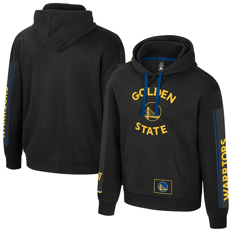 Unisex Stadium Essentials Black Golden State Warriors City Star Hoodie