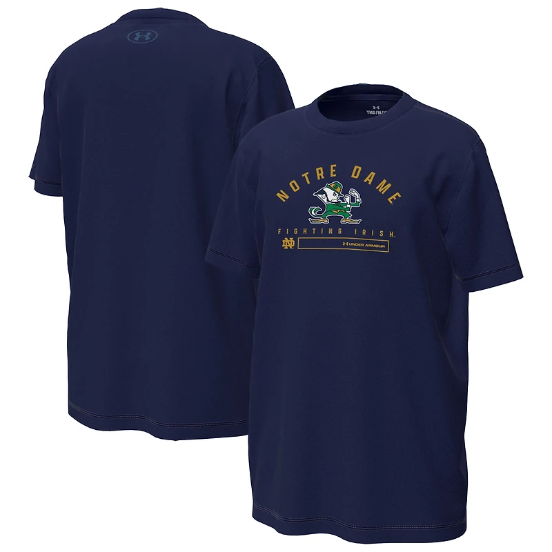 Youth Under Armour  Navy Notre Dame Fighting Irish Inline Tech Stretch T-Shirt
