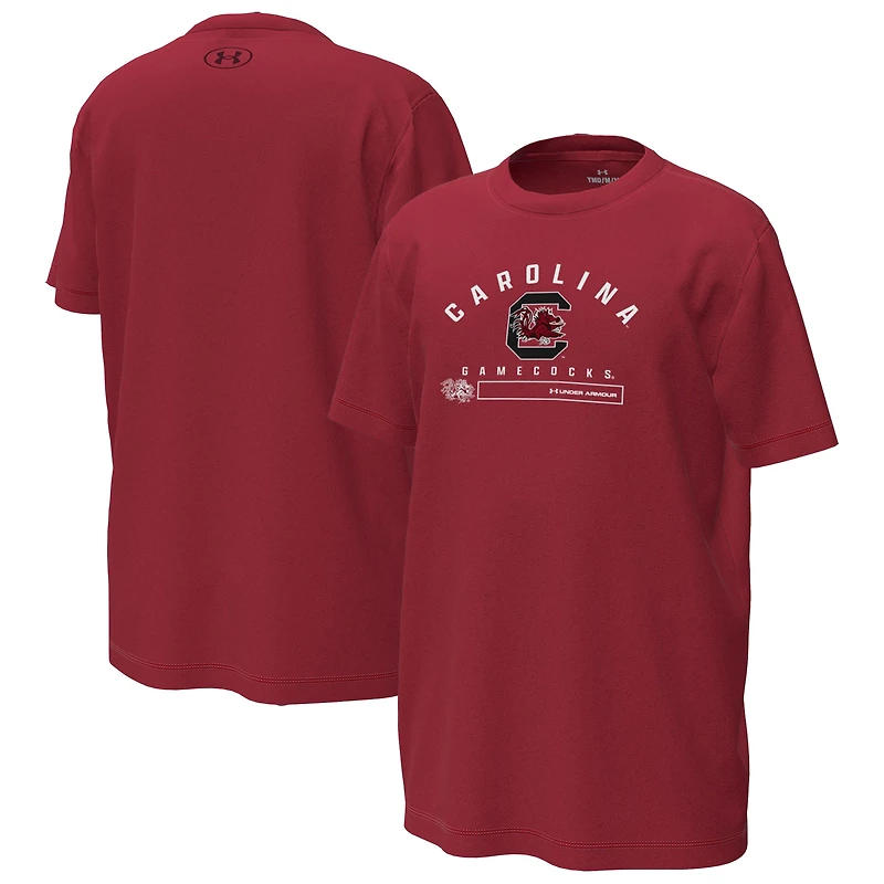Youth Under Armour  Garnet South Carolina Gamecocks Inline Tech Stretch T-Shirt