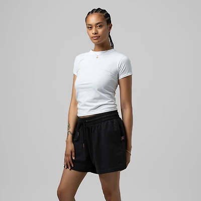 Women's Mitchell & Ness  Black Philadelphia Phillies Cooperstown Collection Relaxed Shorts