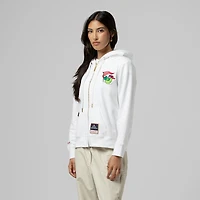 Women's Mitchell & Ness White Philadelphia Phillies Full-Zip Hoodie