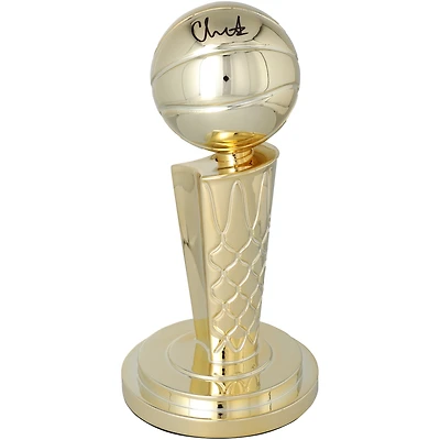 Chet Holmgren Oklahoma City Thunder Autographed 2025 NBA Finals Champions 12" Larry O'Brien Replica Trophy