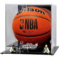 Oklahoma City Thunder Golden Classic 2025 NBA Finals Champions Logo Basketball Display Case