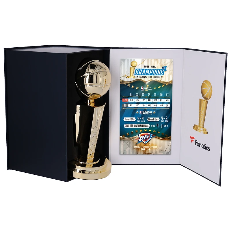 Oklahoma City Thunder 2025 NBA Finals Champions 12" Larry O'Brien Replica Trophy