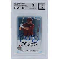Paul Goldschmidt Arizona Diamondbacks Autographed 2011 Bowman Chrome Prospects #BCP99 Beckett Fanatics Witnessed Authenticated 9/10 Card