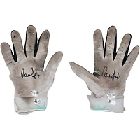 Aaron Judge New York Yankees Autographed Game-Used White/Teal Jordan Brand Batting Gloves from the 2024 MLB Season