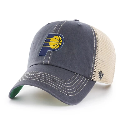 Men's '47 Navy Indiana Pacers Trawler Clean Up Adjustable Hat