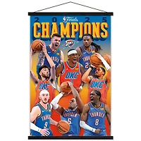 Oklahoma City Thunder 2025 NBA Finals Champions 22.375" x 34" Hanger Frame Poster