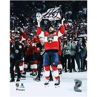 Aaron Ekblad Florida Panthers Autographed 2025 Stanley Cup Champions 8" x 10" Raising Cup Photograph