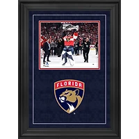 Sergei Bobrovsky Florida Panthers Autographed 2025 Stanley Cup Champions Deluxe Framed 8" x 10" Raising Cup Photograph