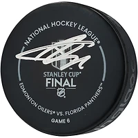 Sergei Bobrovsky Florida Panthers Autographed 2025 Stanley Cup Champions Official Game Puck