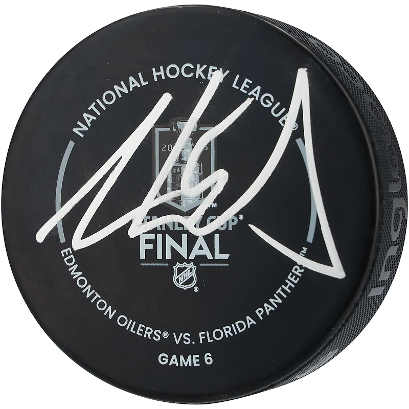 Aaron Ekblad Florida Panthers Autographed 2025 Stanley Cup Champions Official Game Puck