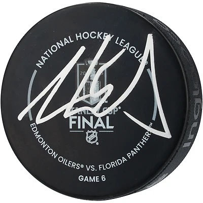 Aaron Ekblad Florida Panthers Autographed 2025 Stanley Cup Champions Official Game Puck