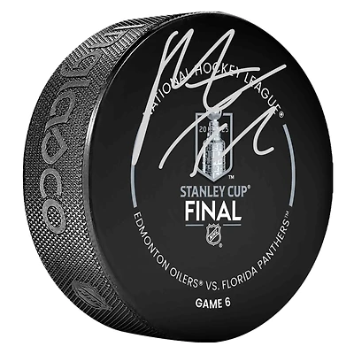 Matthew Tkachuk Florida Panthers Autographed 2025 Stanley Cup Champions Official Game Puck