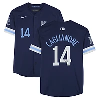 Jac Caglianone Kansas City Royals Autographed Navy Nike City Connect Limited Jersey