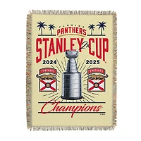 The Northwest Group Florida Panthers Two-Time Stanley Cup Champions 40" x 60" Tapestry Throw Blanket