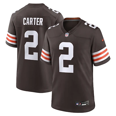 Men's Nike DeAndre Carter  Brown Cleveland Browns Team Game Jersey