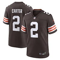 Men's Nike DeAndre Carter  Brown Cleveland Browns Team Game Jersey