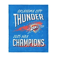 The Northwest Group Oklahoma City Thunder 2025 NBA Finals Champions 50" x 60" Silk Touch Throw Blanket