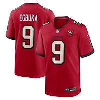 Men's Nike Emeka Egbuka Red Tampa Bay Buccaneers  Team Game Jersey