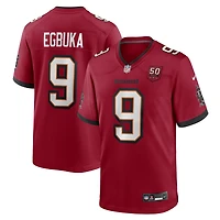 Men's Nike Emeka Egbuka Red Tampa Bay Buccaneers  Team Game Jersey