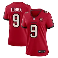 Women's Nike Emeka Egbuka Red Tampa Bay Buccaneers 50th Season Team Game Jersey