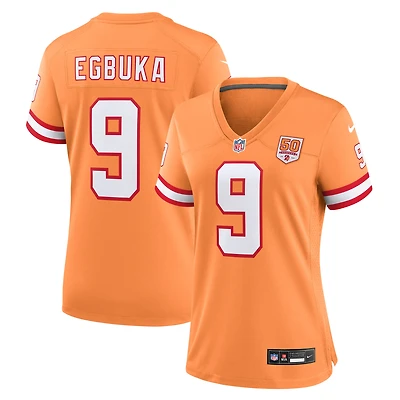 Women's Nike Emeka Egbuka Creamsicle  Tampa Bay Buccaneers 50th Season Game Jersey