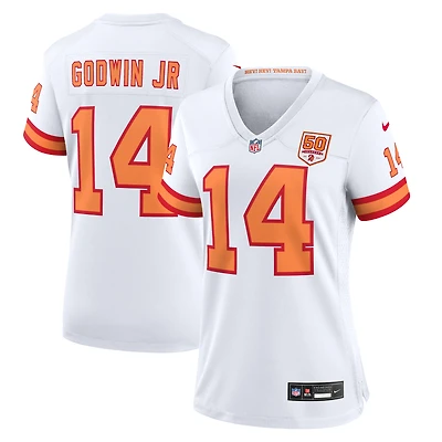 Women's Nike Chris Godwin Jr. White '76 Tampa Bay Buccaneers 50th Season Game Jersey