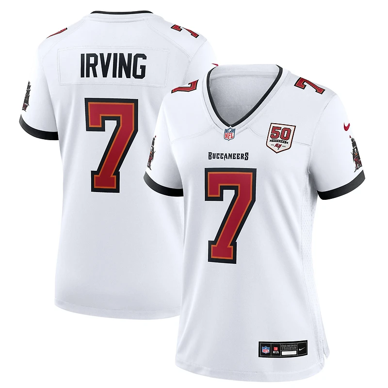 Women's Nike Bucky Irving White Tampa Bay Buccaneers 50th Season White Game Jersey
