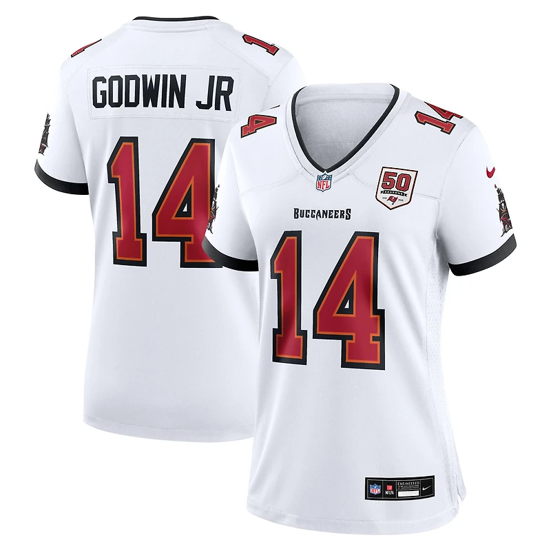 Women's Nike Chris Godwin Jr. White Tampa Bay Buccaneers 50th Season White Game Jersey