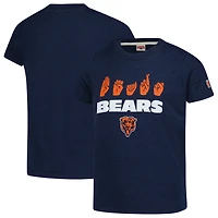 Youth Homage Navy Chicago Bears Love Sign x ASL 2.0 Tri-Blend T-Shirt