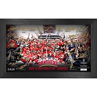 Highland Mint Florida Panthers 2025 Stanley Cup Champions 12'' x 20'' Tradition Signature Frame