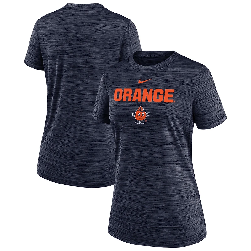 Women's Nike Navy Syracuse Orange Velocity Dri-FIT T-Shirt