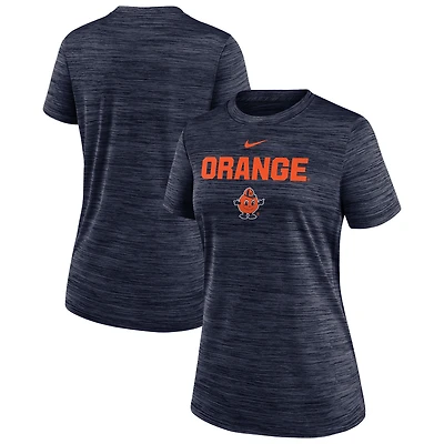 Women's Nike Navy Syracuse Orange Velocity Dri-FIT T-Shirt