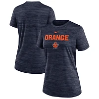 Women's Nike Navy Syracuse Orange Velocity Dri-FIT T-Shirt