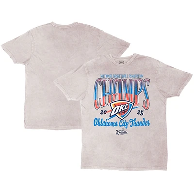 Unisex Stadium Essentials  Gray Oklahoma City Thunder 2025 NBA Finals Champions Sky High Oversized Vintage Wash T-Shirt