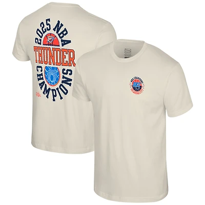 Unisex Stadium Essentials  Tan Oklahoma City Thunder 2025 NBA Finals Champions Tunnel Vision T-Shirt