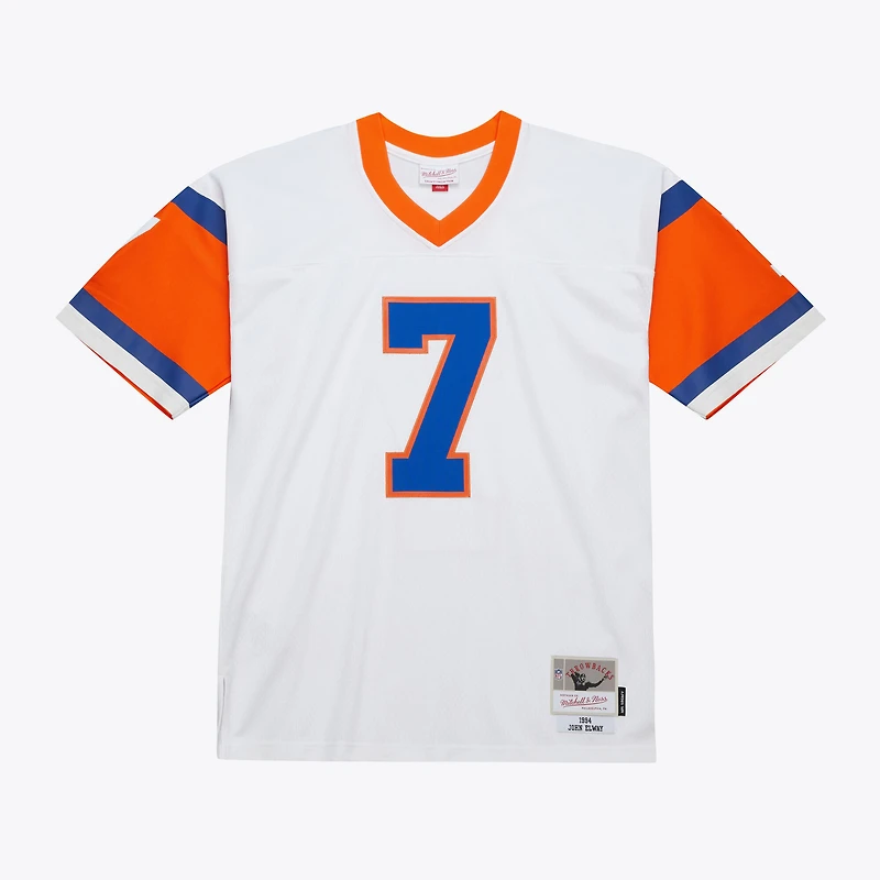 Men's Mitchell & Ness John Elway White Denver Broncos 1994 Legacy Replica Jersey