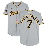 Isiah Kiner-Falefa Pittsburgh Pirates Game-Used #7 Gray Nike Jersey vs. New York Mets on May 13 & Philadelphia Phillies on May 16, 2025