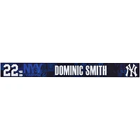 Dominic Smith New York Yankees Player-Issued #22 Navy Nameplate from 2025 MLB Spring Training