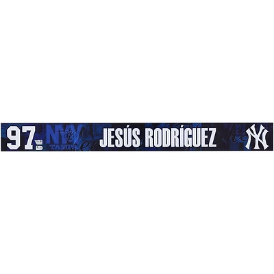 Jesus Rodriguez New York Yankees Player-Issued #97 Navy Nameplate from 2025 MLB Spring Training