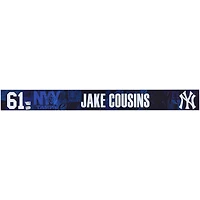 Jake Cousins New York Yankees Player-Issued #61 Navy Nameplate from 2025 MLB Spring Training