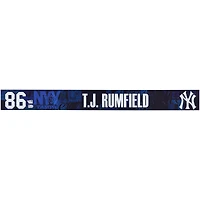 T.J. Rumfield New York Yankees Player-Issued #86 Navy Nameplate from 2025 MLB Spring Training
