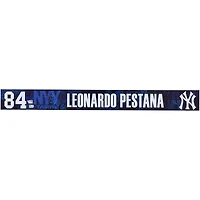 Leonardo Pestana New York Yankees Player-Issued #84 Navy Nameplate from 2025 MLB Spring Training