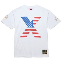 Men's Mitchell & Ness x Malcolm X x Spike Lee White Fanatics Fest T-Shirt