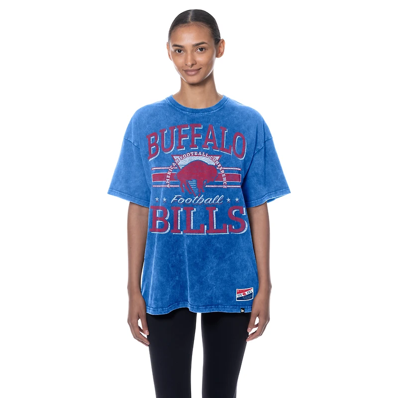 Women's New Era Royal Buffalo Bills Throwback Oversized T-Shirt