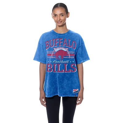 Women's New Era  Royal Buffalo Bills Throwback Oversized T-Shirt