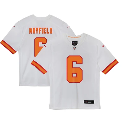 Preschool Baker Mayfield White '76 Tampa Bay Buccaneers  Game Jersey